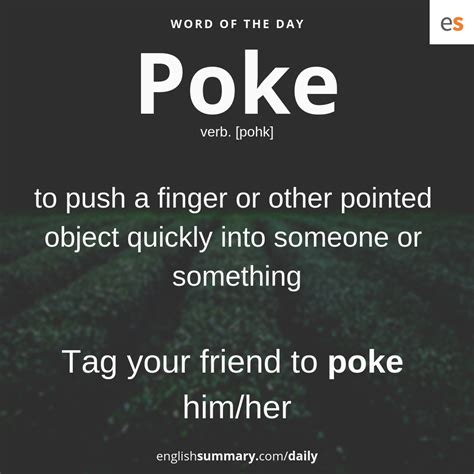 Poke Meaning .